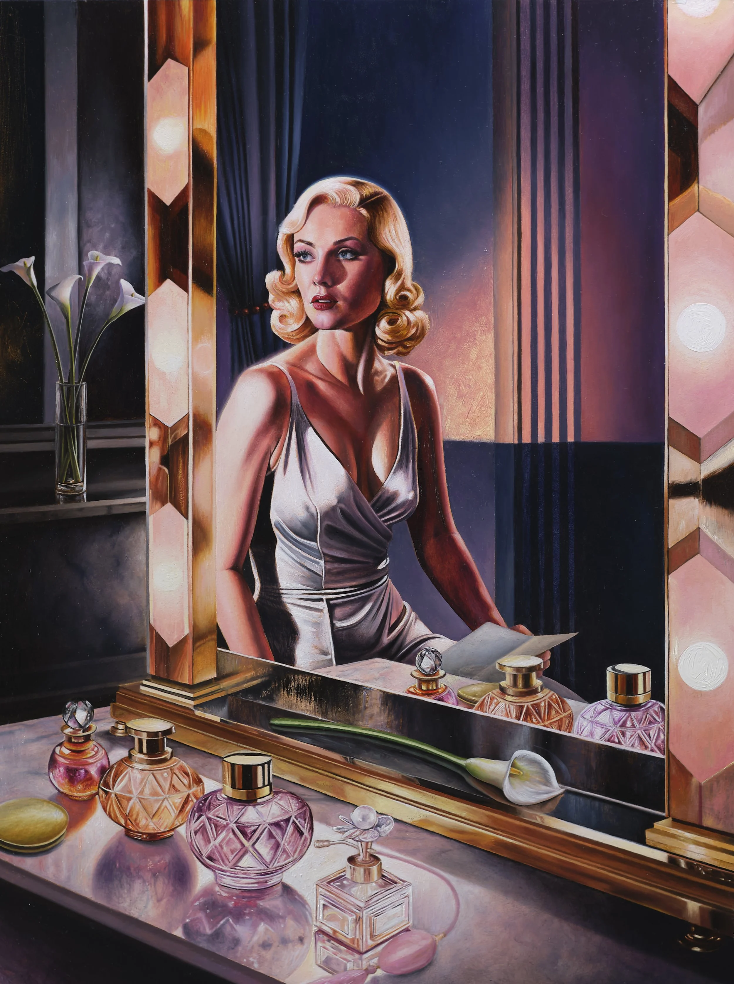 The Letter · oil on panel · 2026