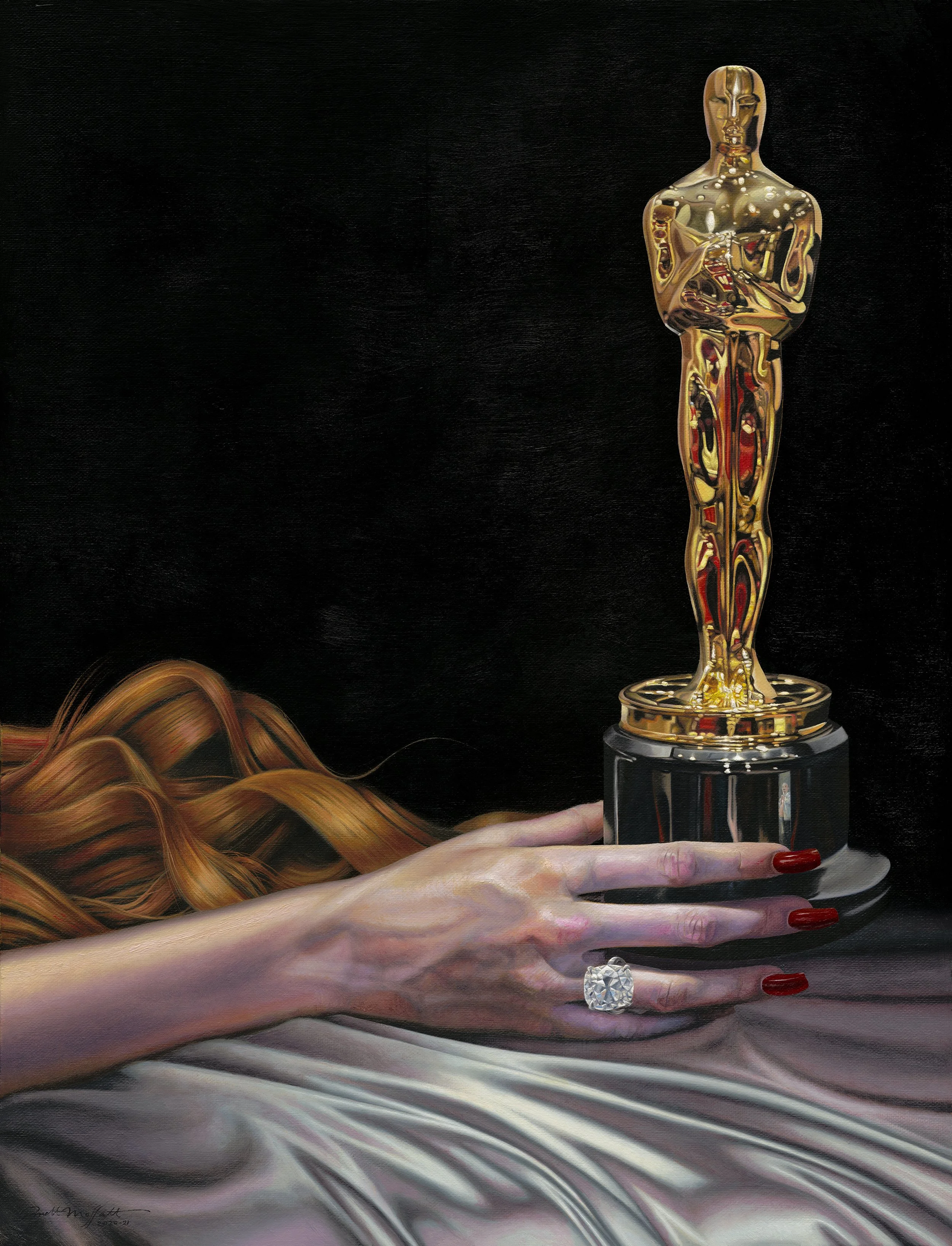 A Hollywood Still Life · Oil on canvas on panel · 2021