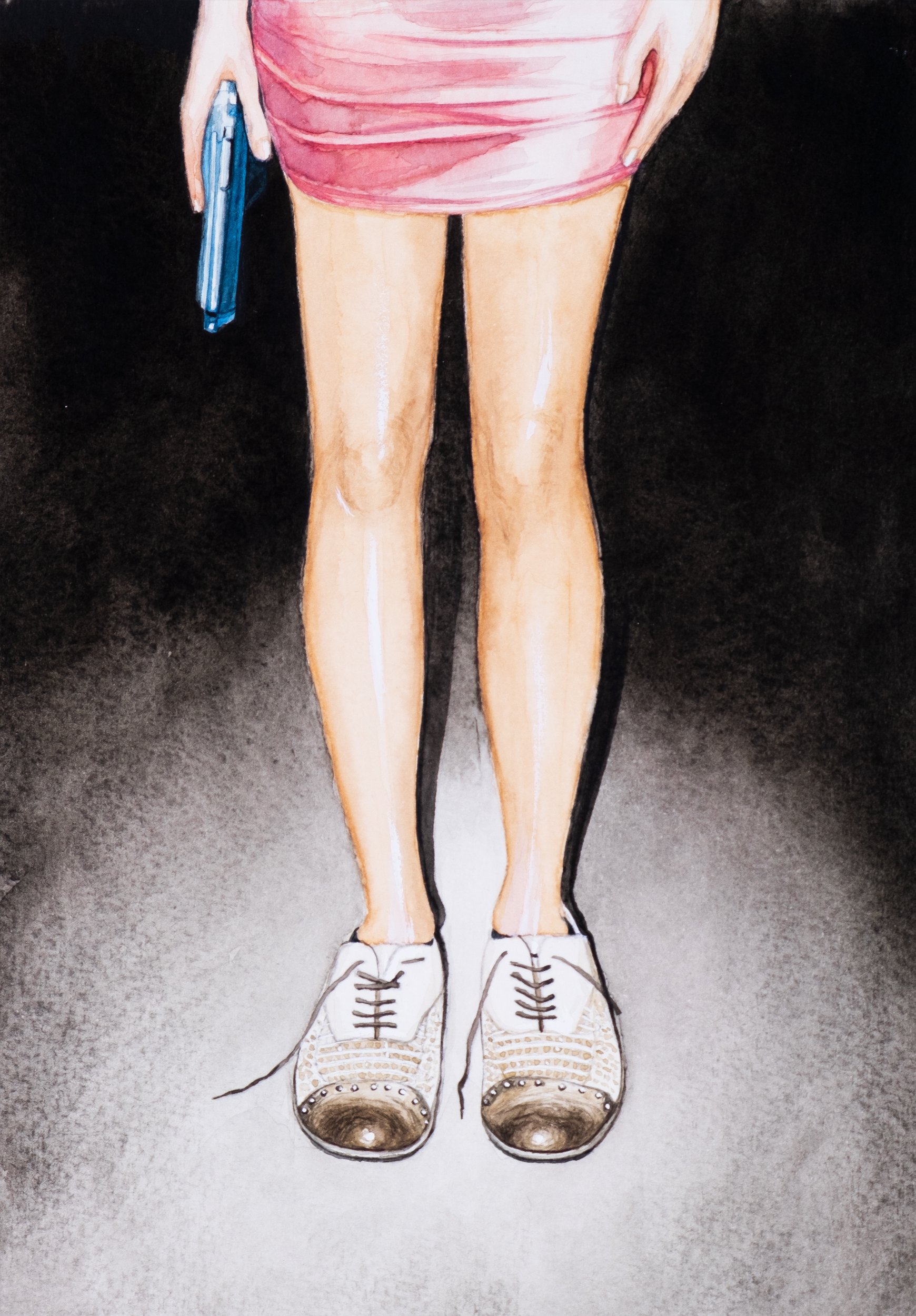 In His Shoes · Watercolour · 2019