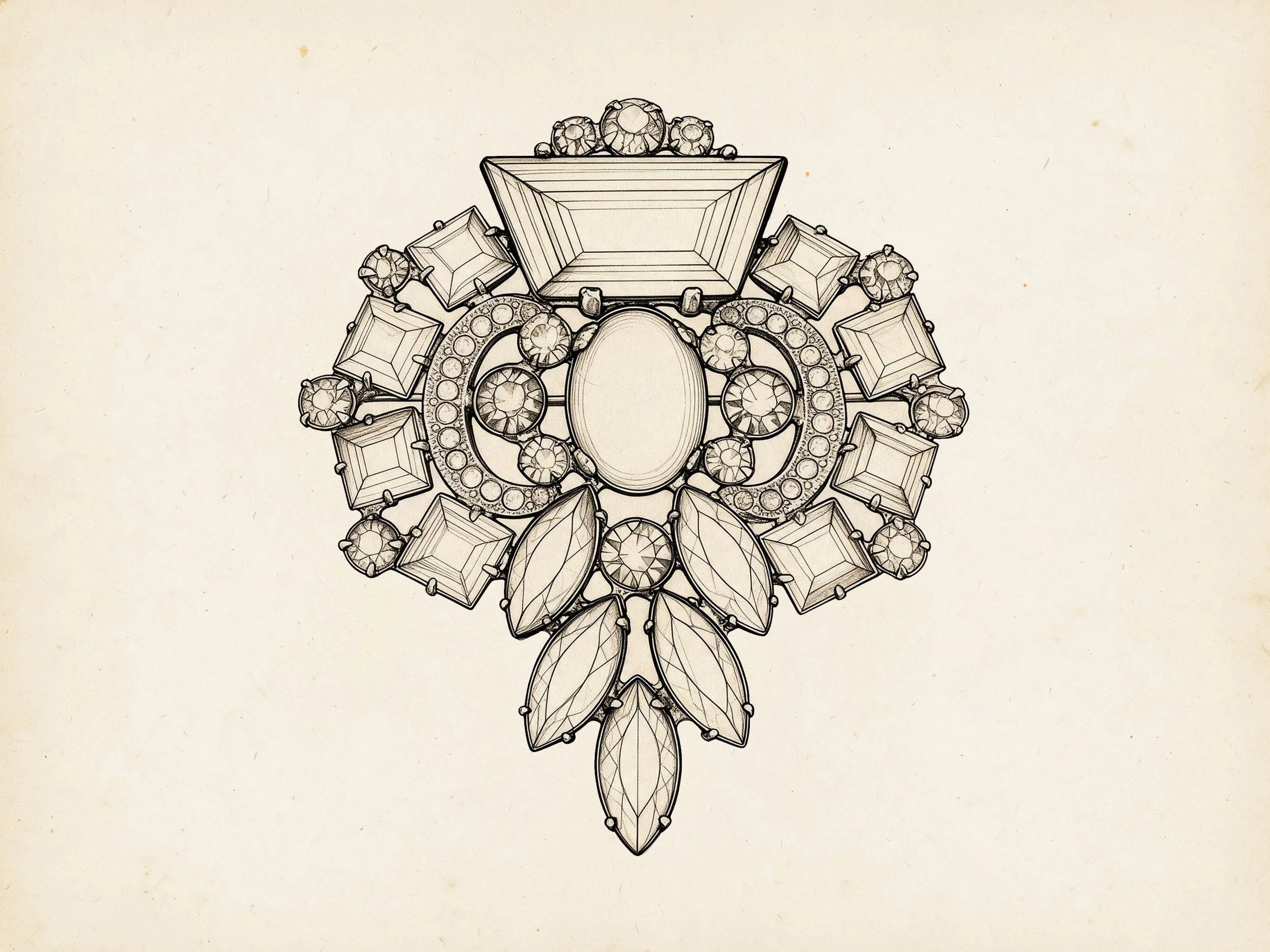 Joseph Wiesner brooch, c.1945