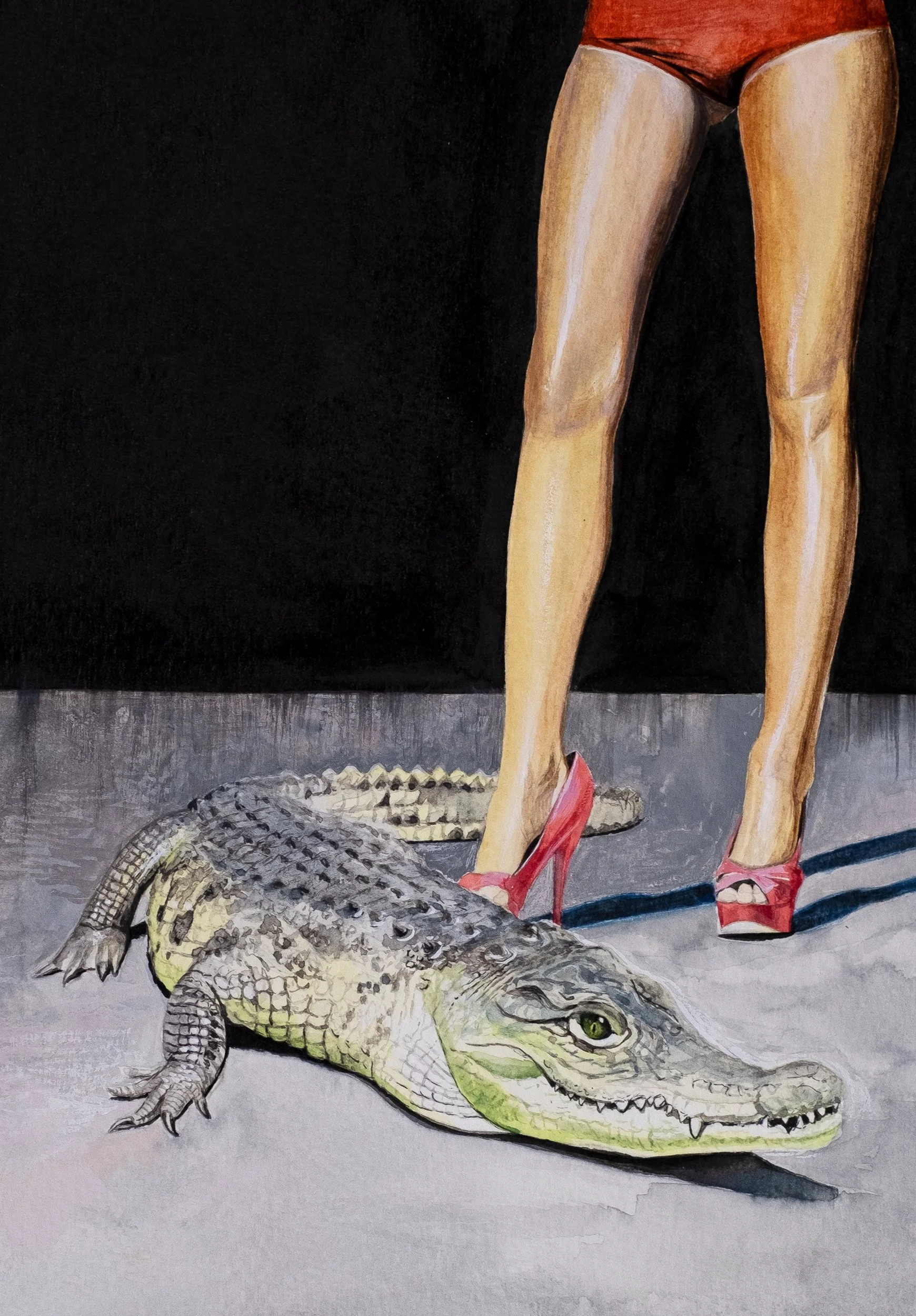 Dangerous Curves Ahead · Watercolour · 2019