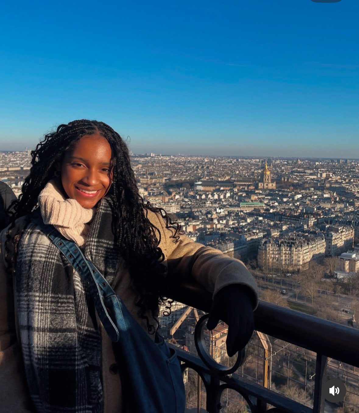 Overlooking Paris from Eiffel Tower 