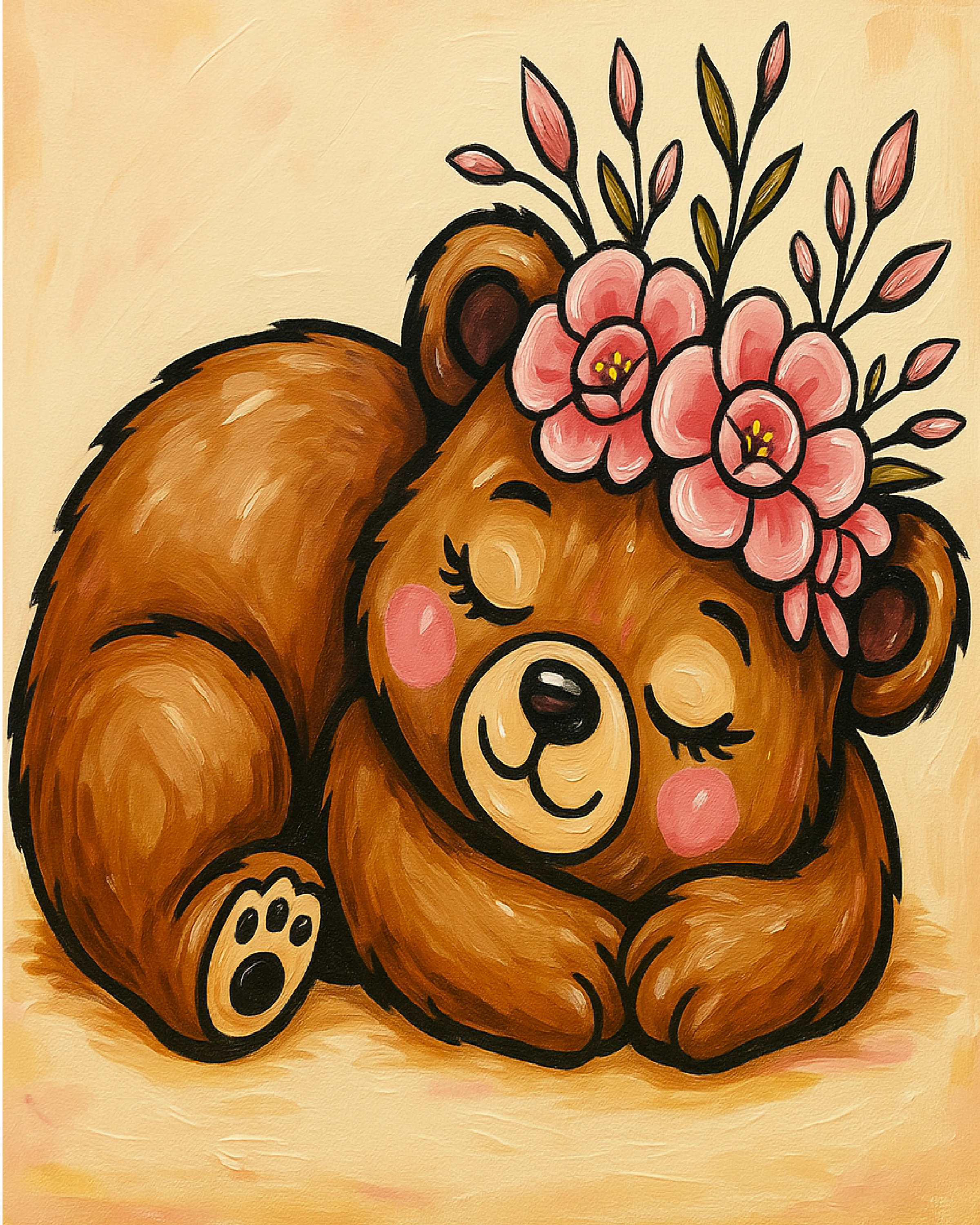 Sleeping Bear Paint Kit-9x12