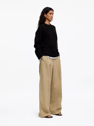 OVERSIZED PURE CASHMERE JUMPER​