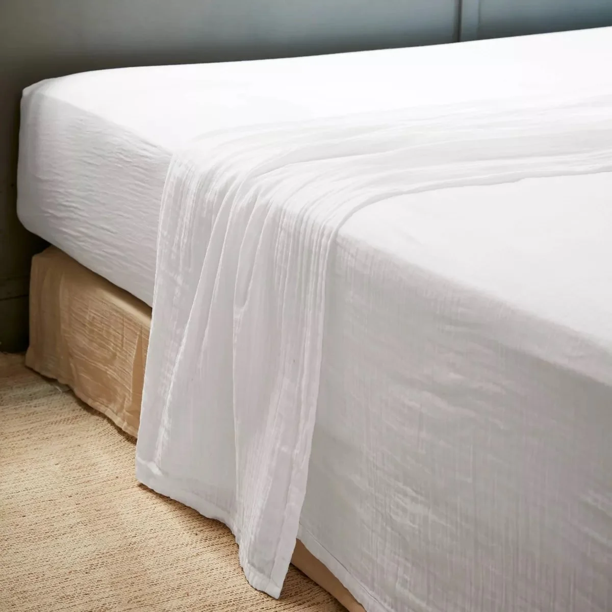 Cotton gauze flat sheet