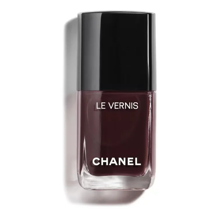 Chanel Red Black Nail Polish