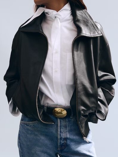 SHORT LEATHER JACKET