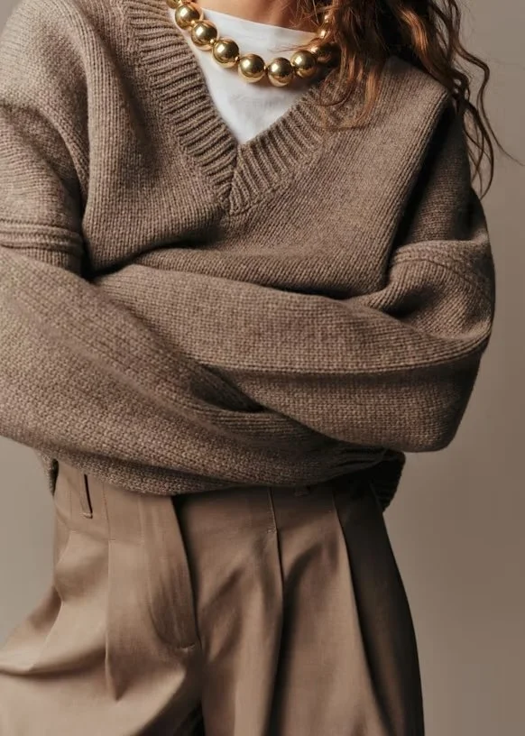 Sézane Théo Sweater, Taupe/Greige