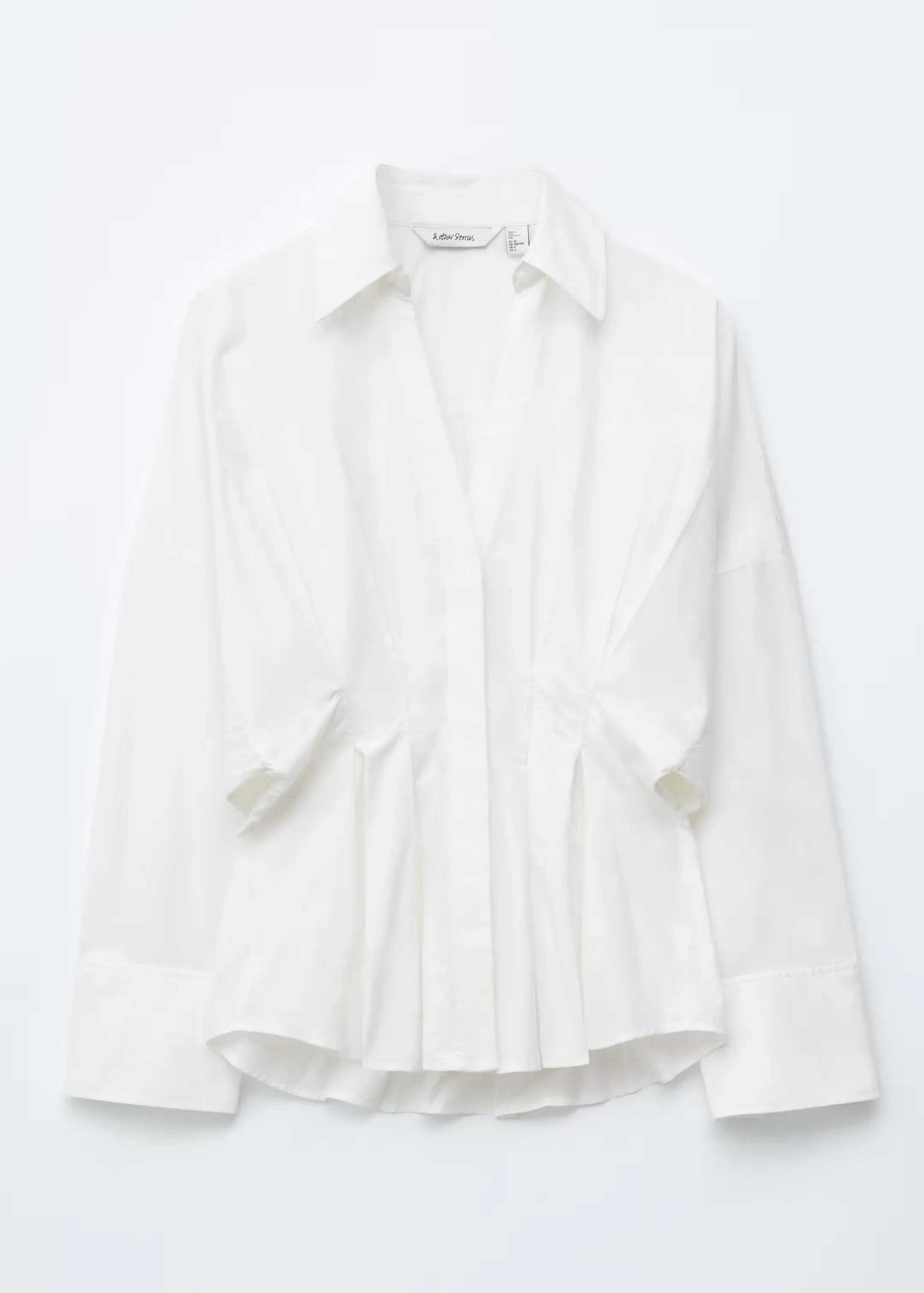Fitted-Waist Cotton Shirt