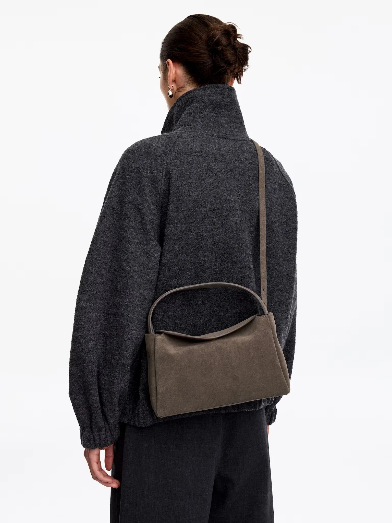 SUEDE SHOULDER BAG ARKET