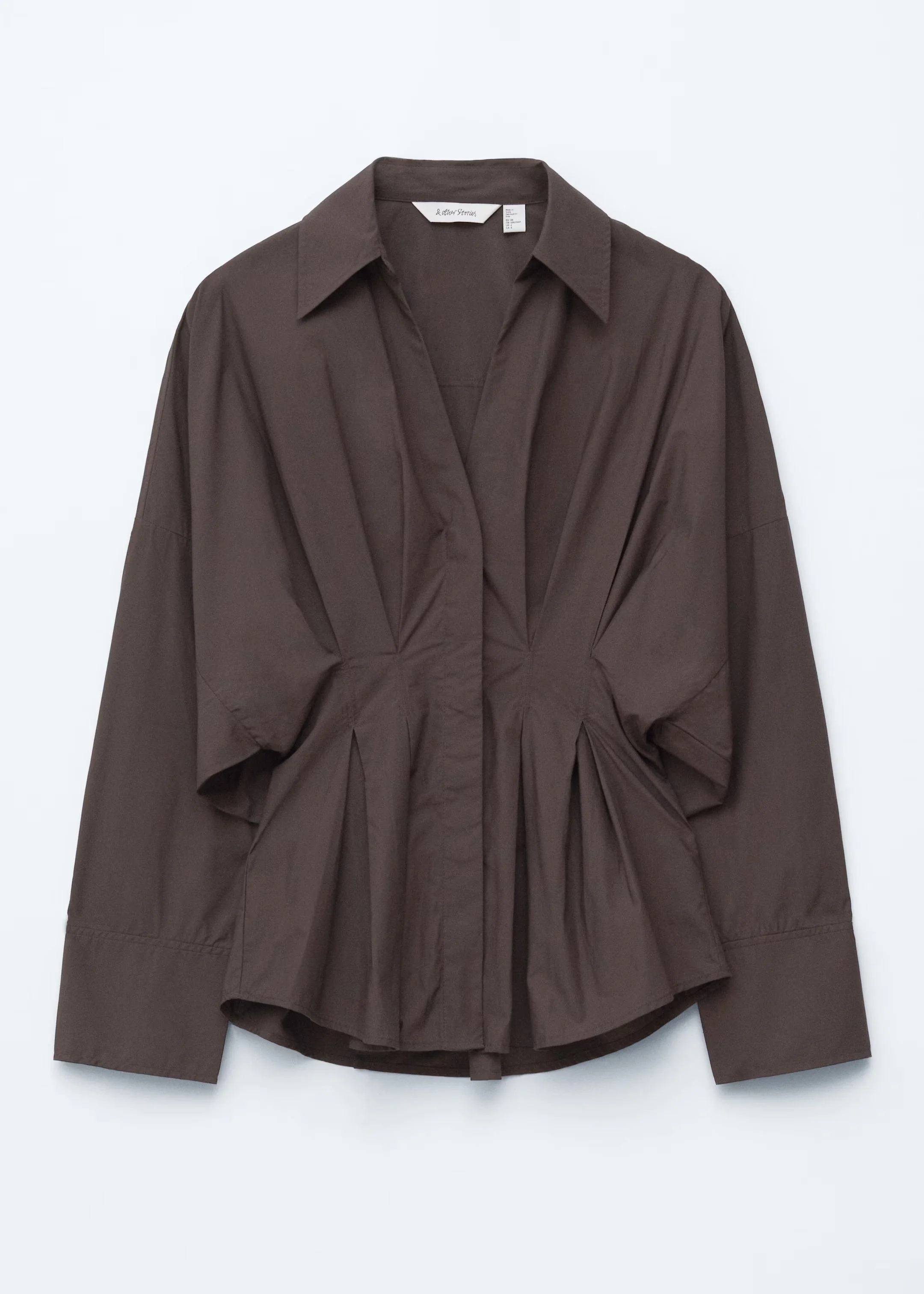 Fitted-Waist Cotton Shirt