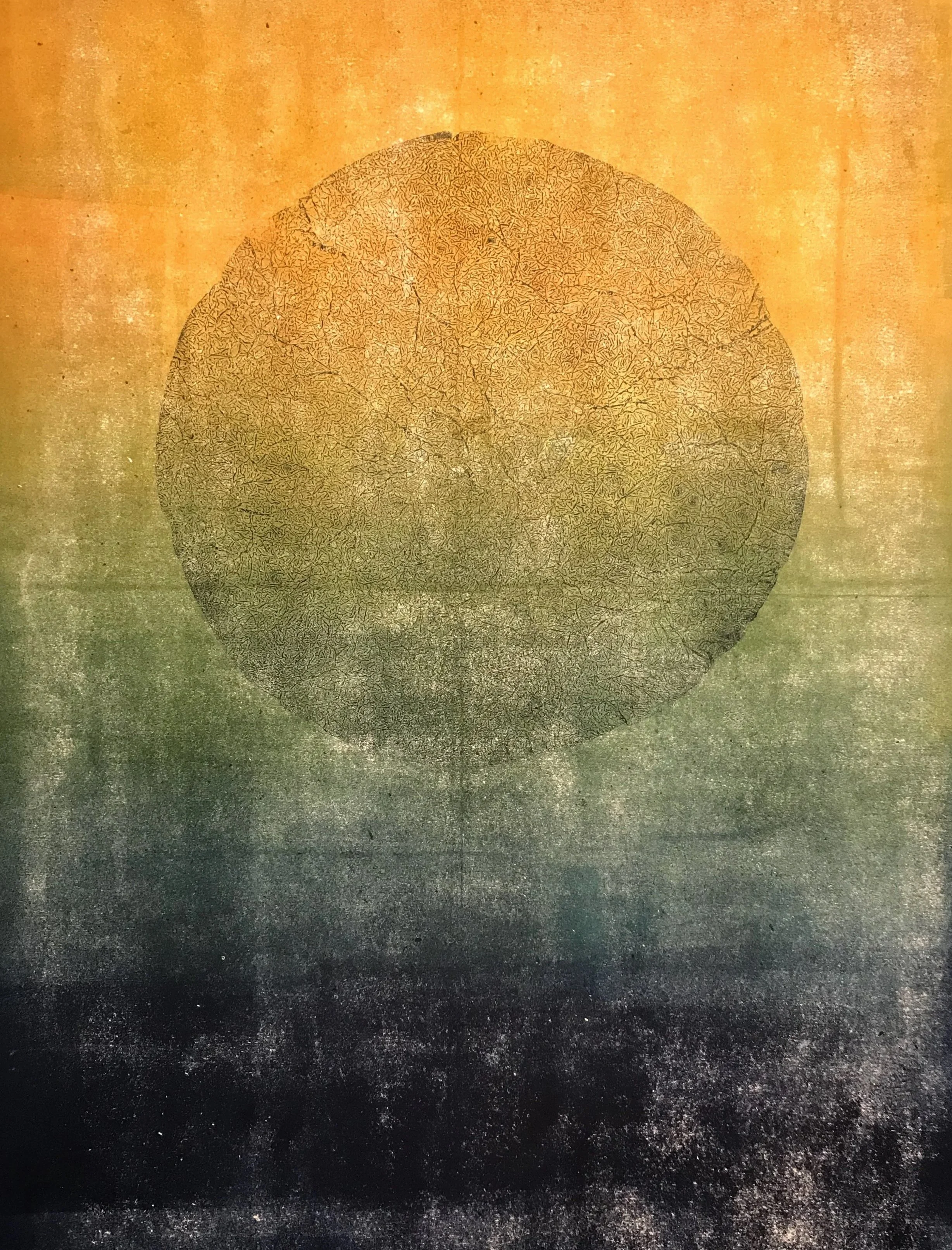 Om | Büttenpapier | 50 x 67 cm