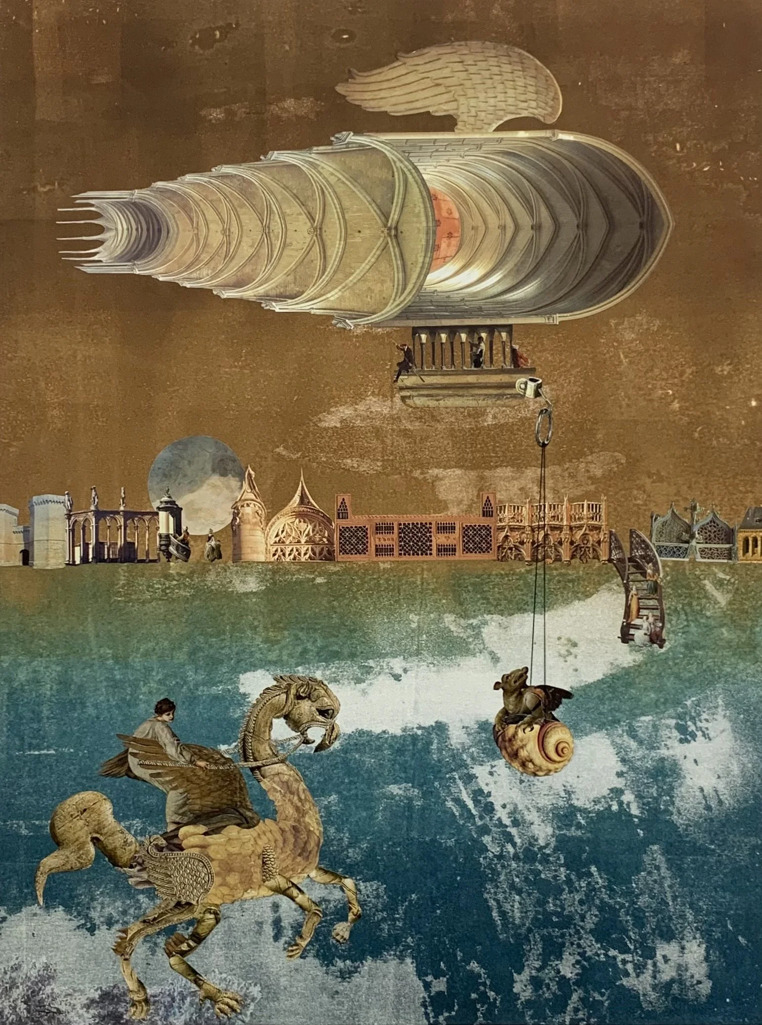 Die Rettung des Drachenjungen | 42 x 56 cm