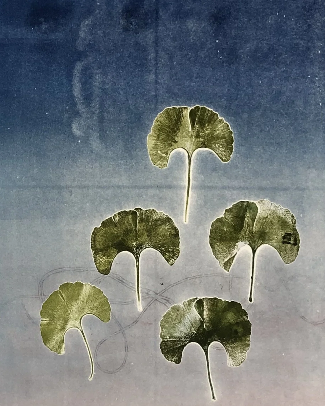 Gingko | Büttenpapier | 25 x 35 cm