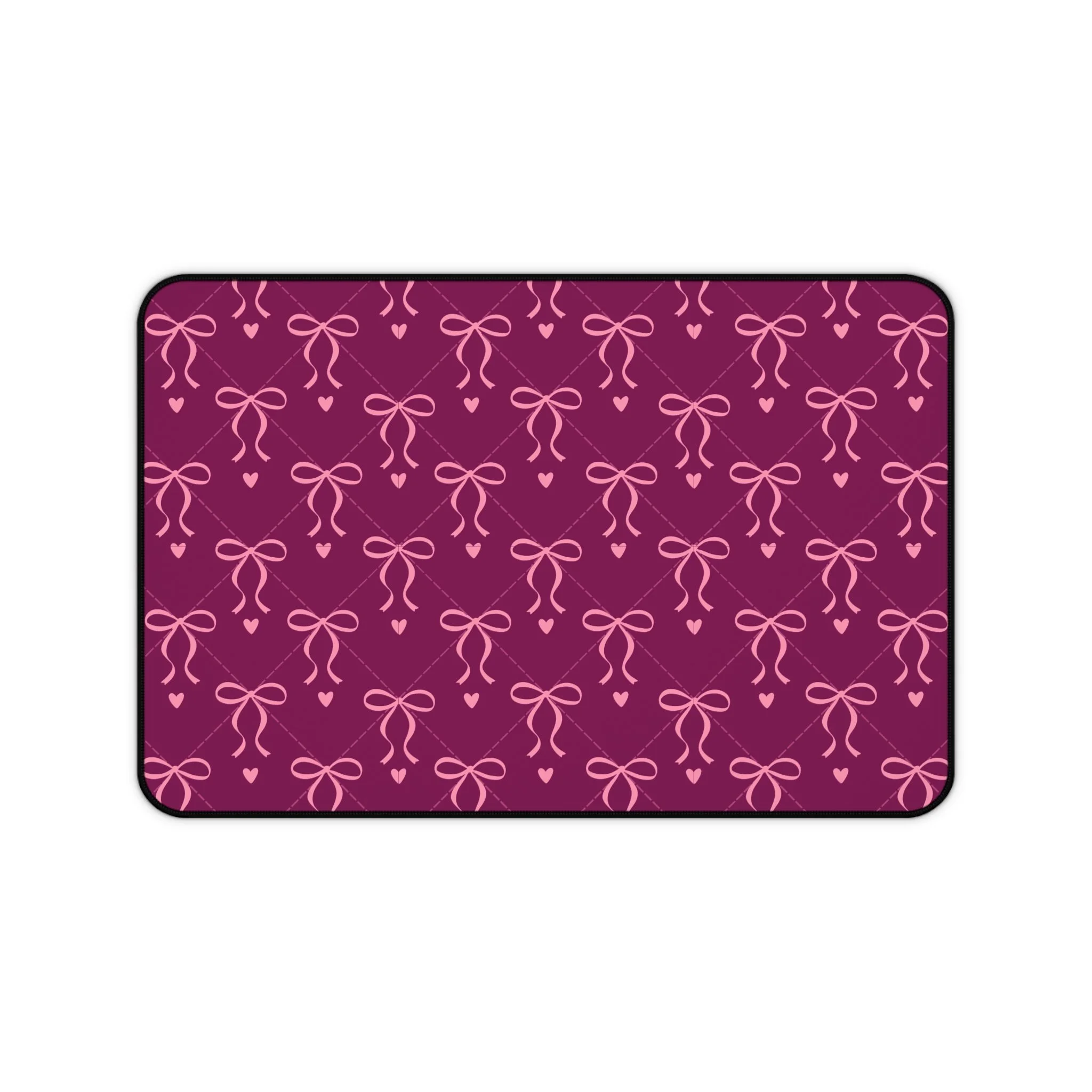 Bow Pattern Desk Mat