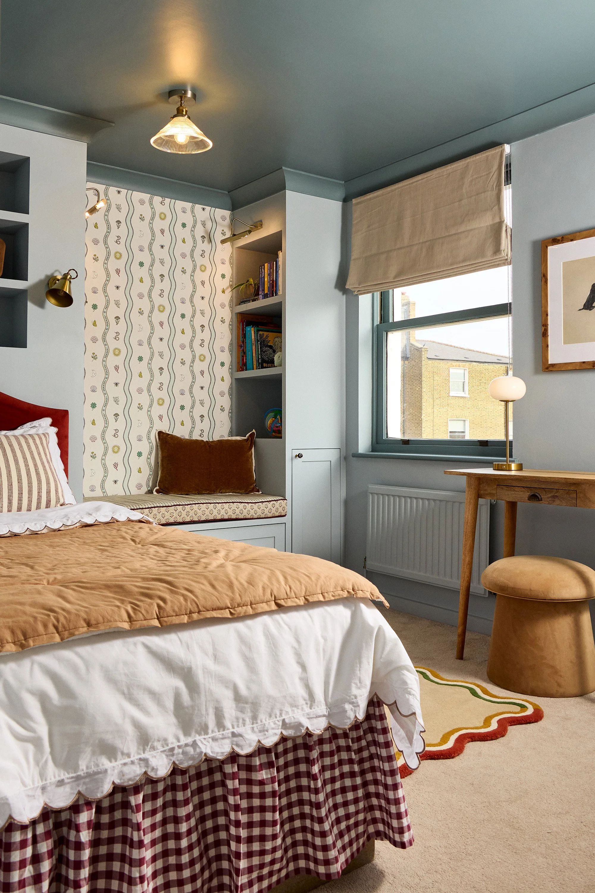 children bedroom with bespoke joinery west london