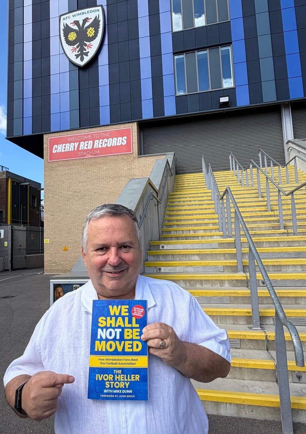 Ivor at ground with book