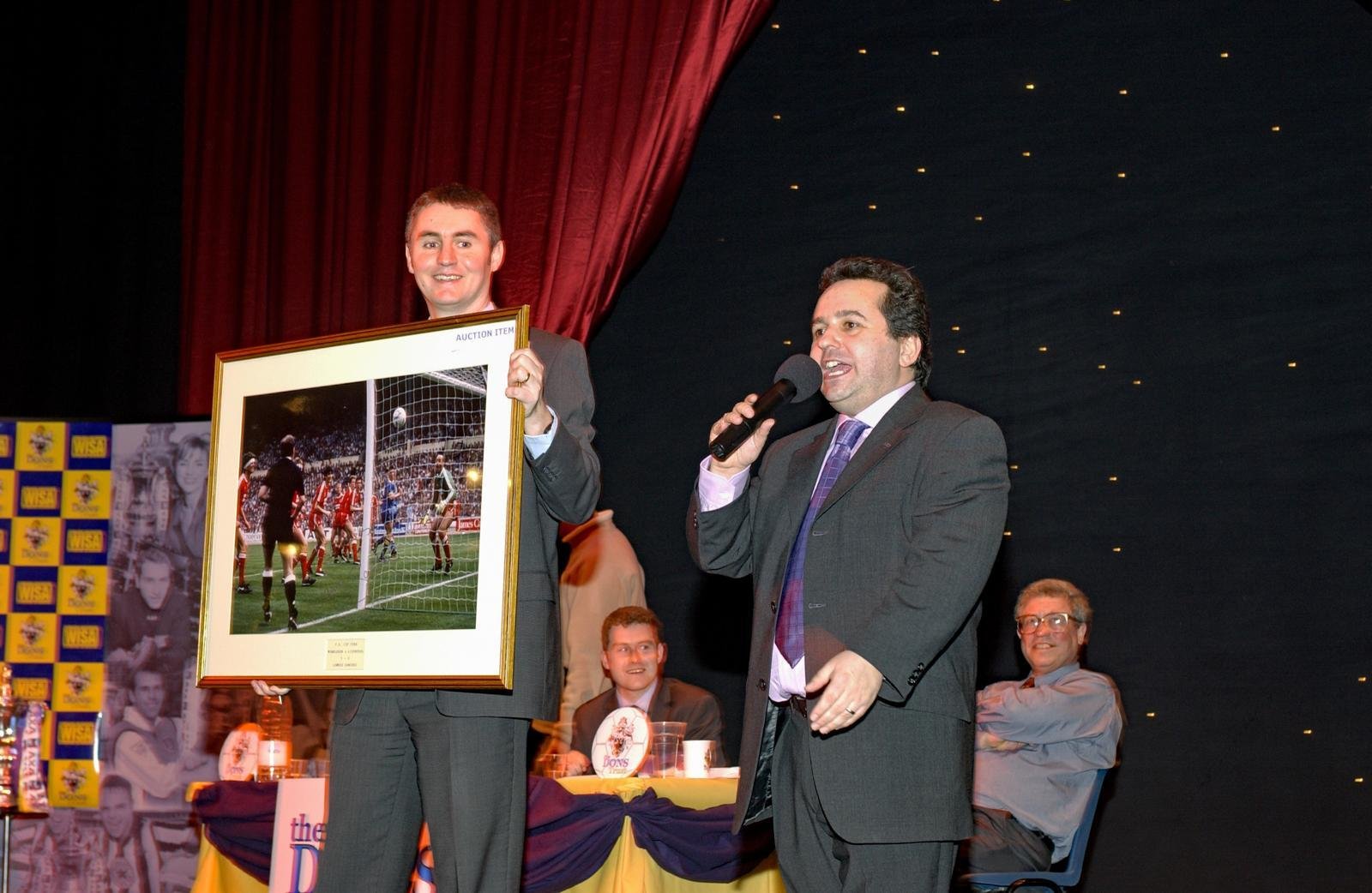 Ivor auctions his prized photo of Wimbledon’s FA Cup-winning goal to help raise funds for The Dons Trust