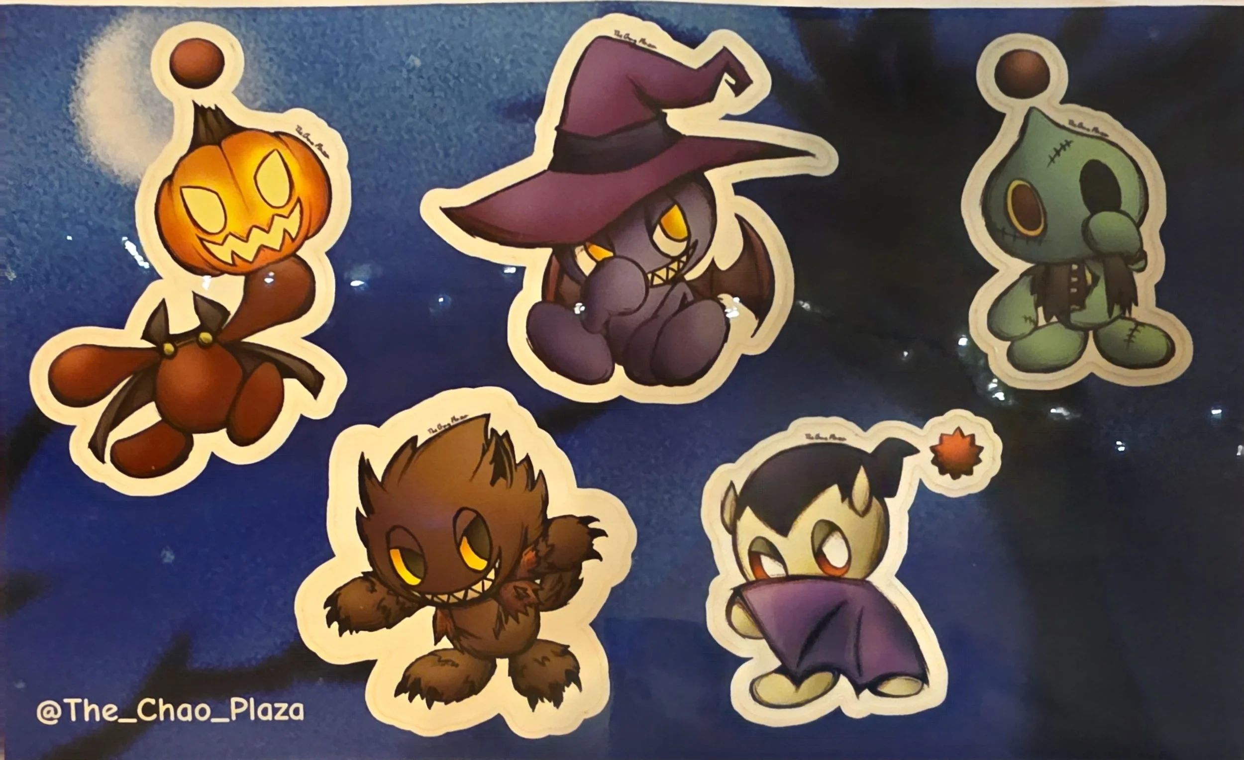 Halloween Chao Stickers