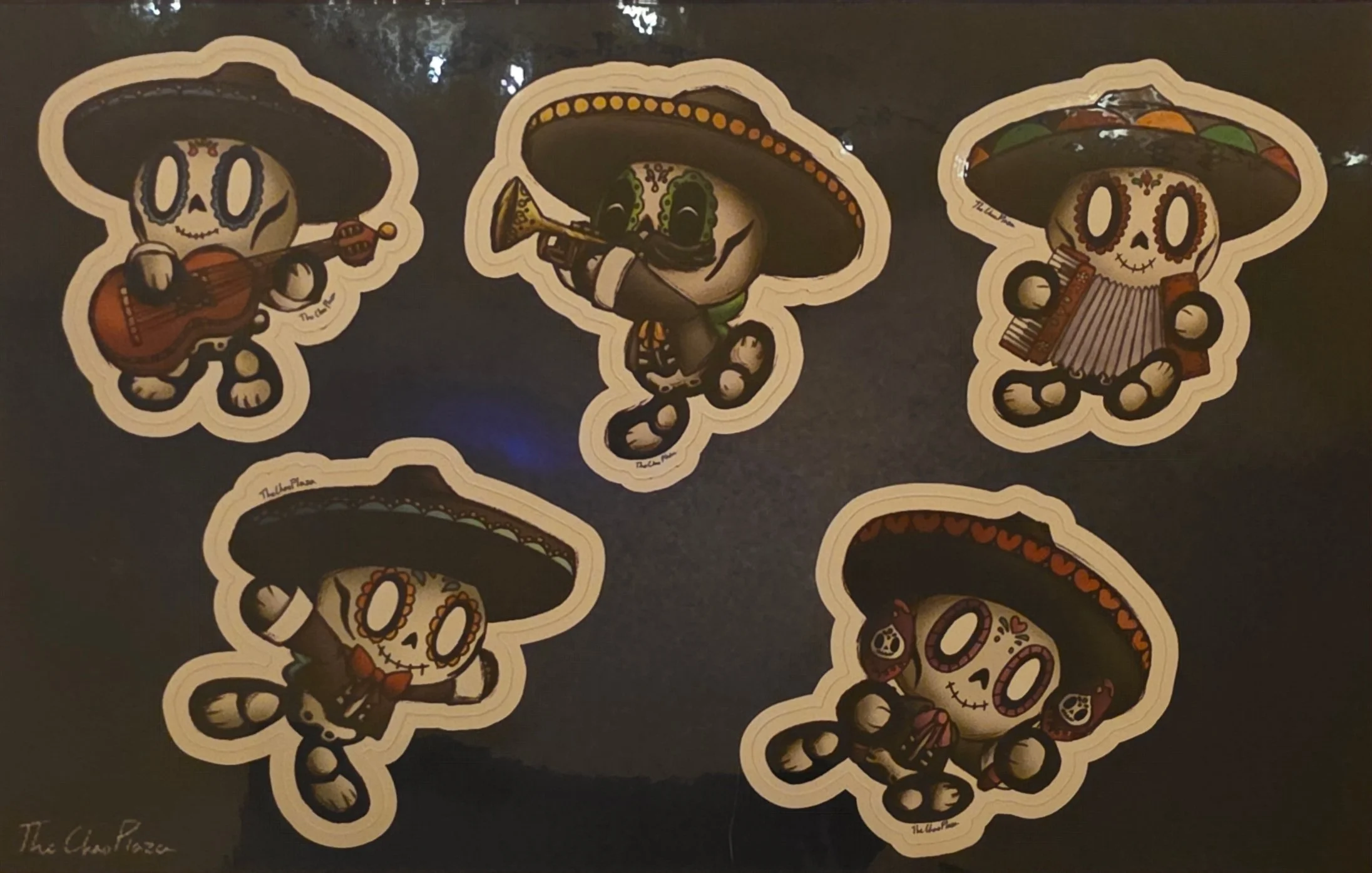 Sugar Skull Chao Stickers