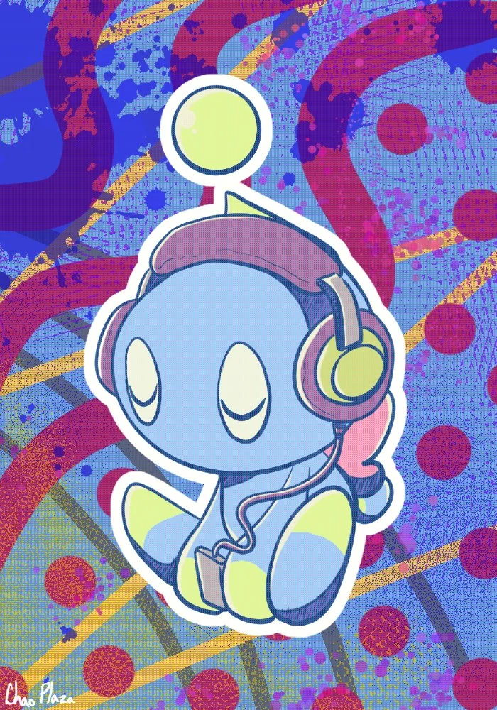 Chao listening to music