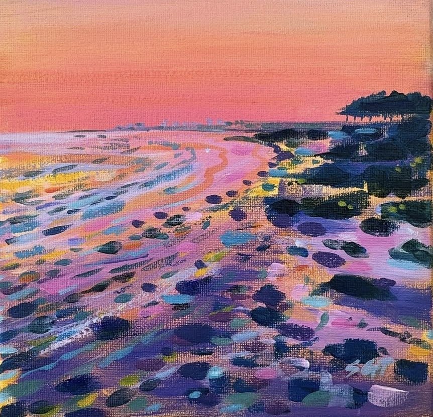 "Golden Hour" 8" x 8" $150