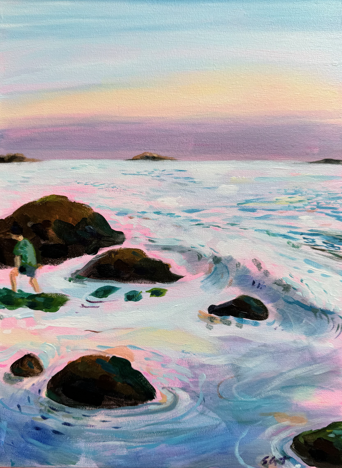 "Pink Current" $150