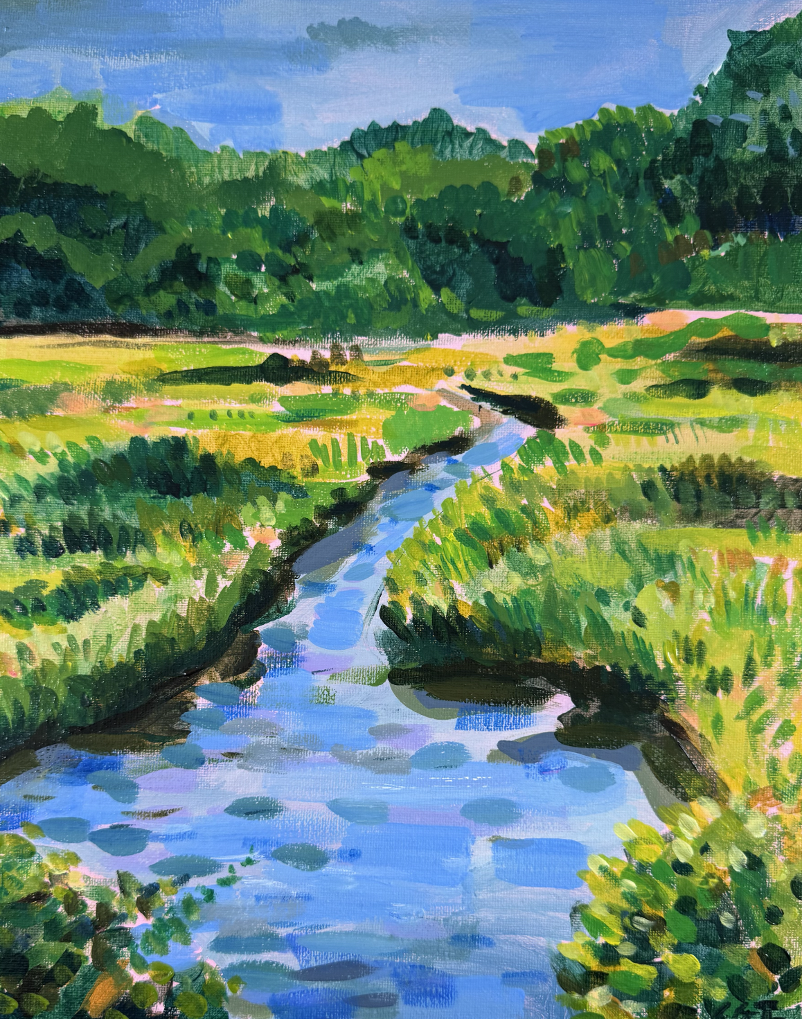 "Marsh" 11" x 14" $250