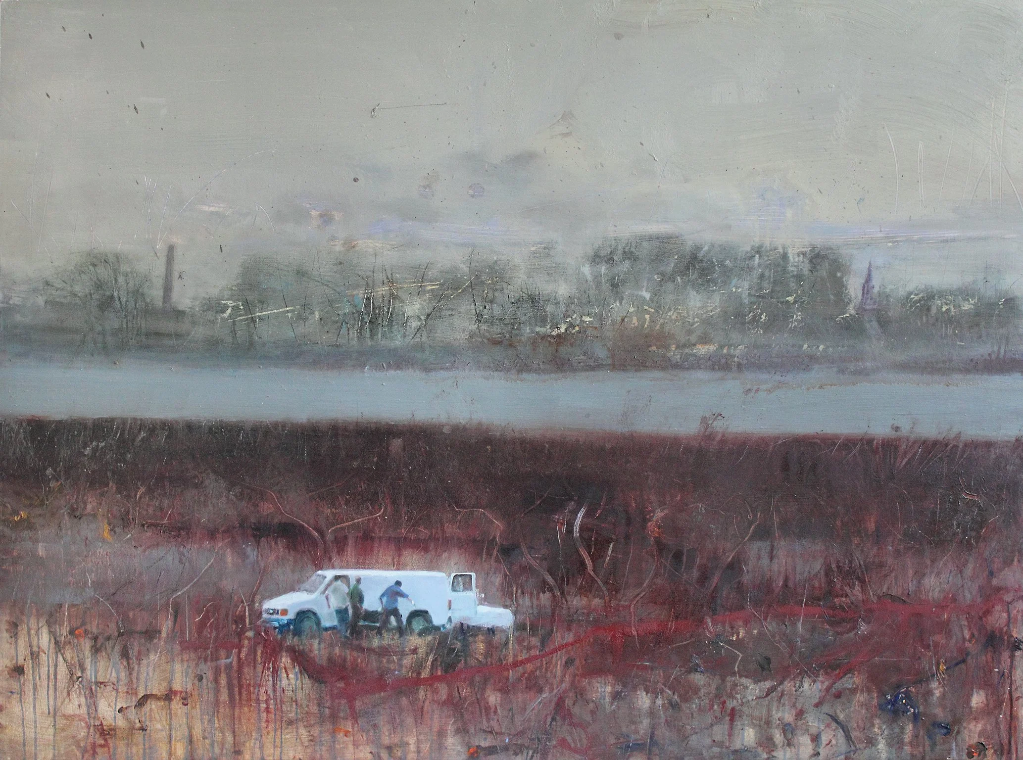 Too Much Intelligence 95x120cm, oil on board, 2015