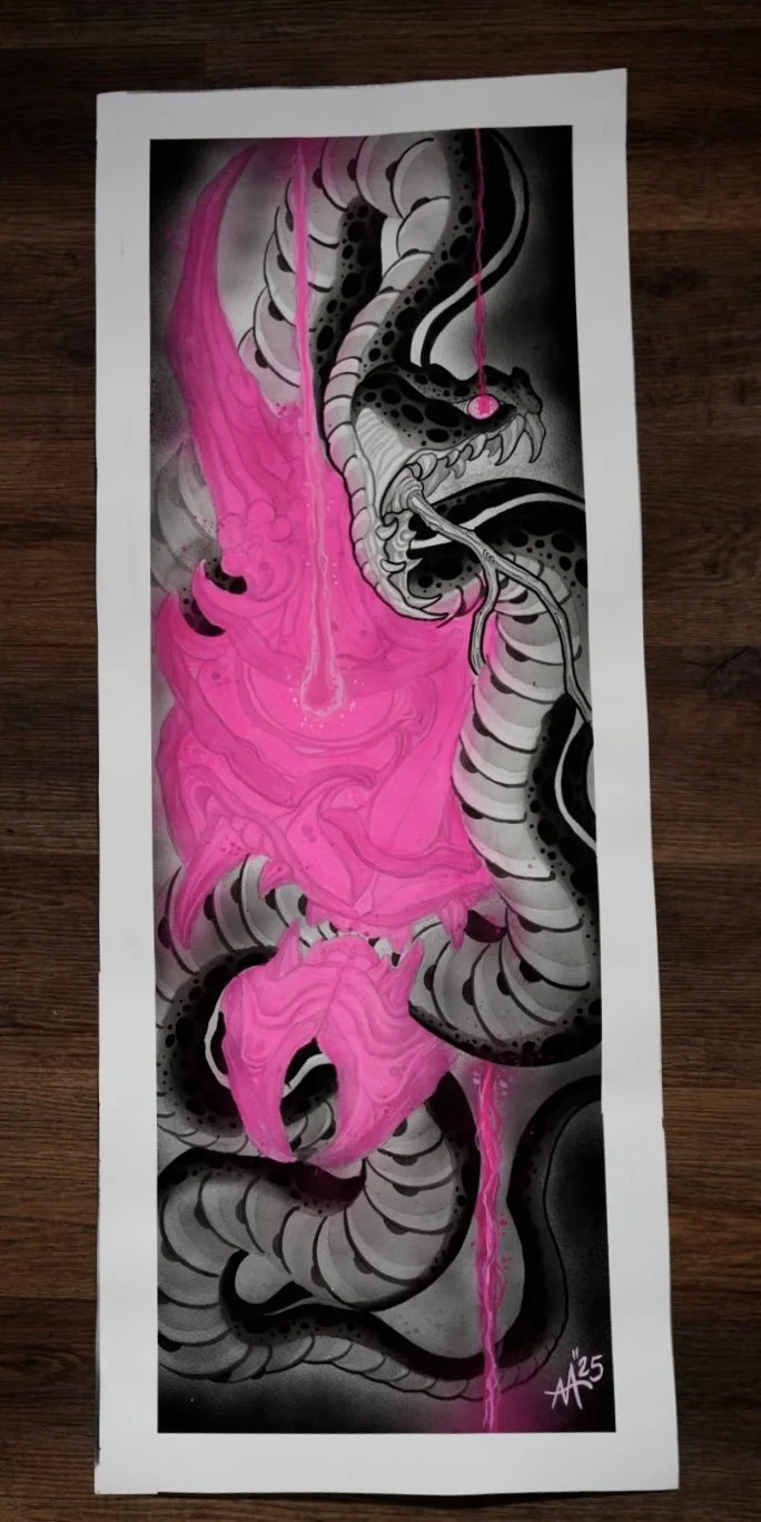 Glowing Hannya — Original