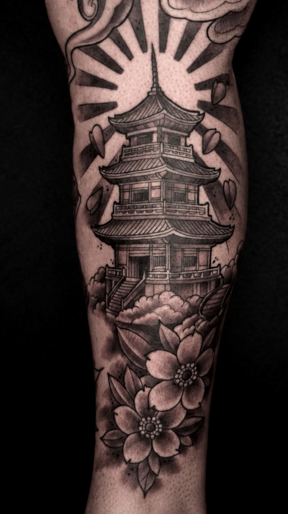 japanese-temple-flower-tattoo-miami-adrian-aguirre