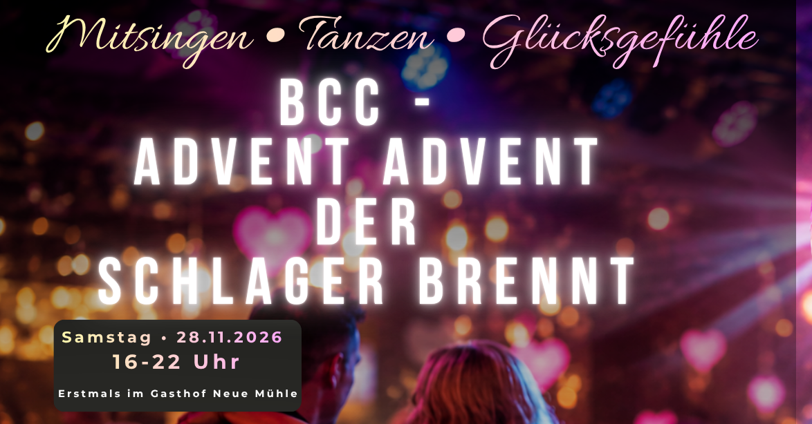 BCC Schlager brennt 28.11.26