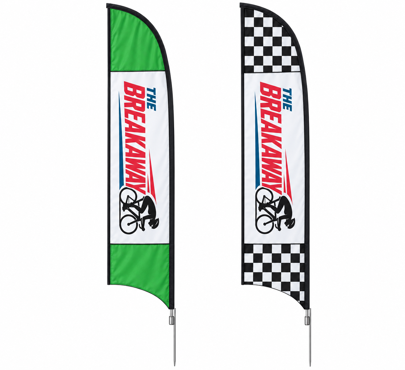 Green Breakaway START course flag
