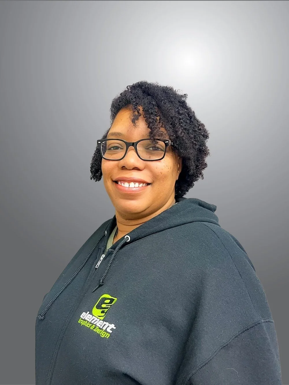 Kisha Wainwright, Office Manager at Element Graphics