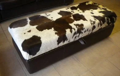 Nguni tall ottoman
