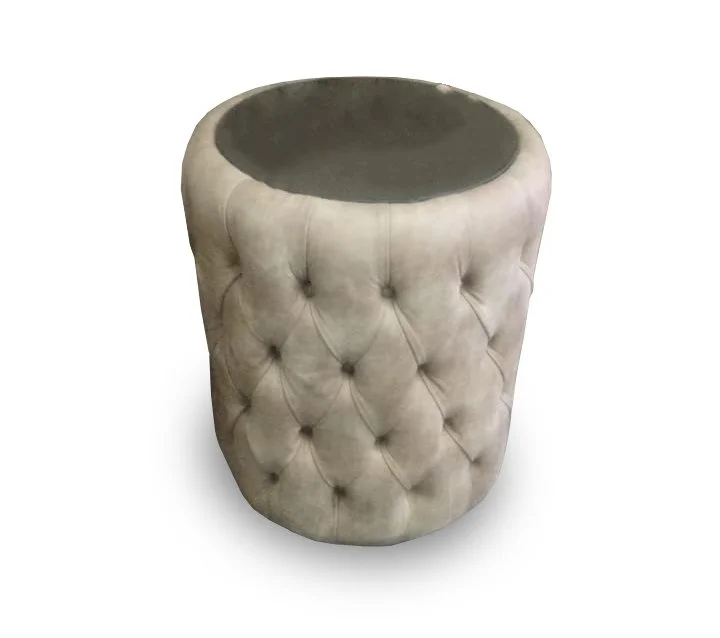 Round Tufted Pedestal