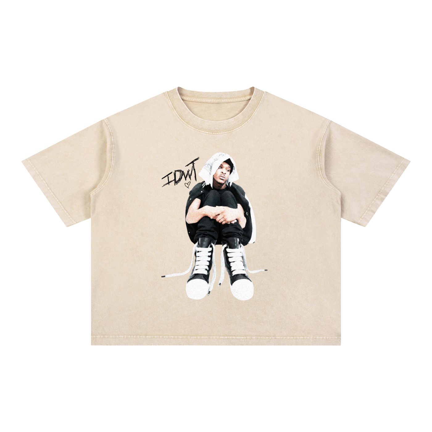 IDNTWANNATLK Wash Boxy Cotton T-Shirt