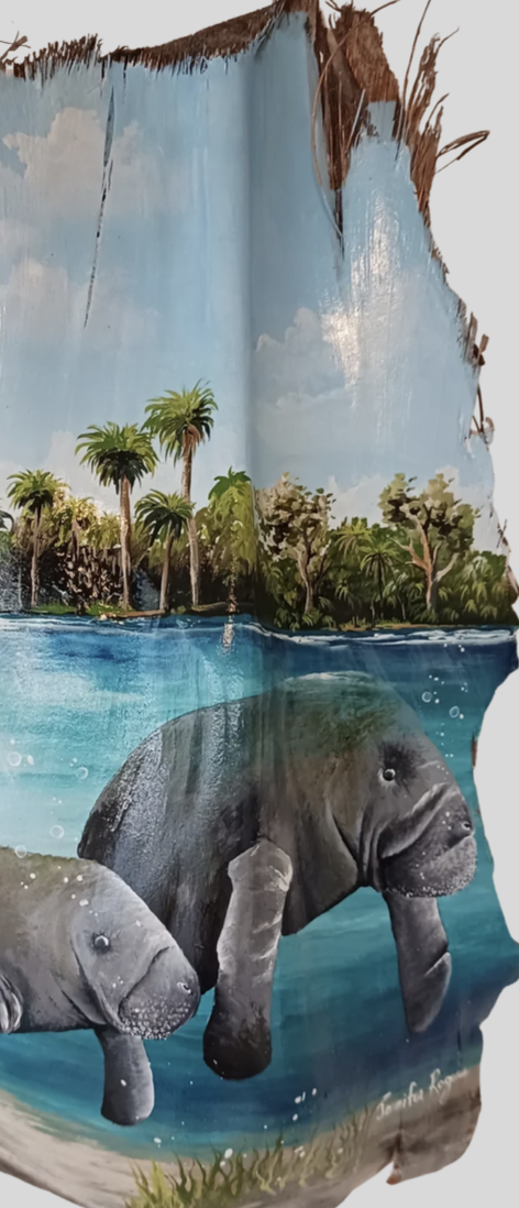 #997
MANATEE PAIR
15" X 9"