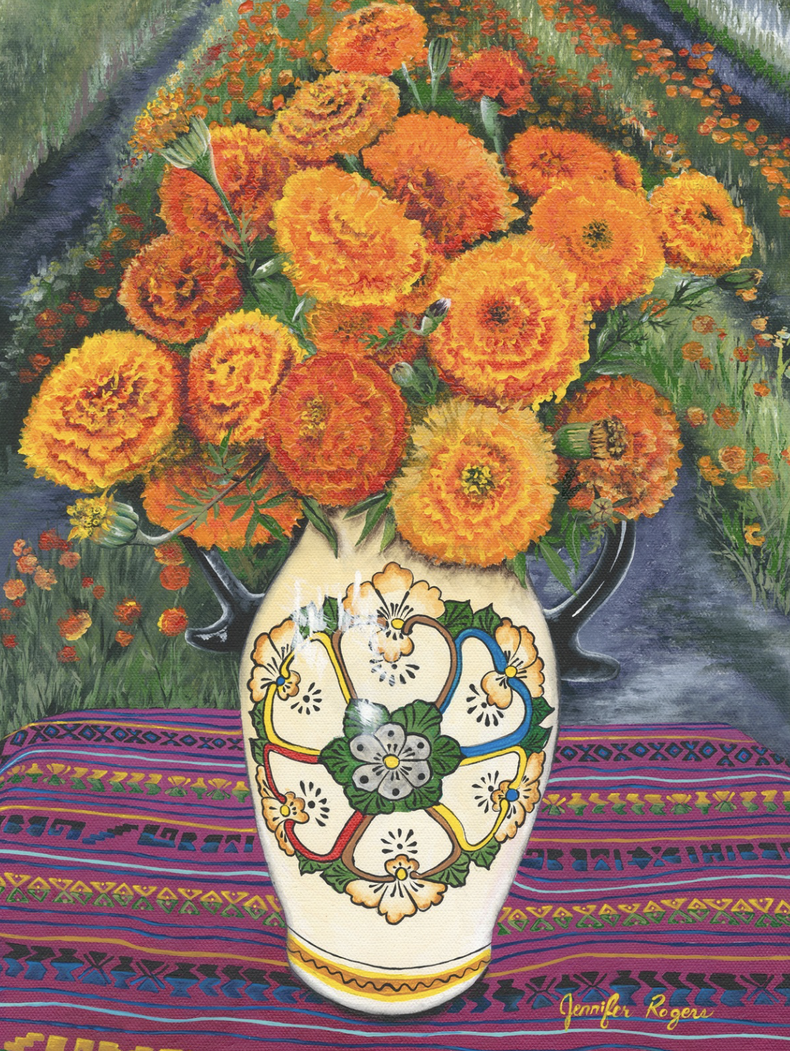 Marigolds - October Flower