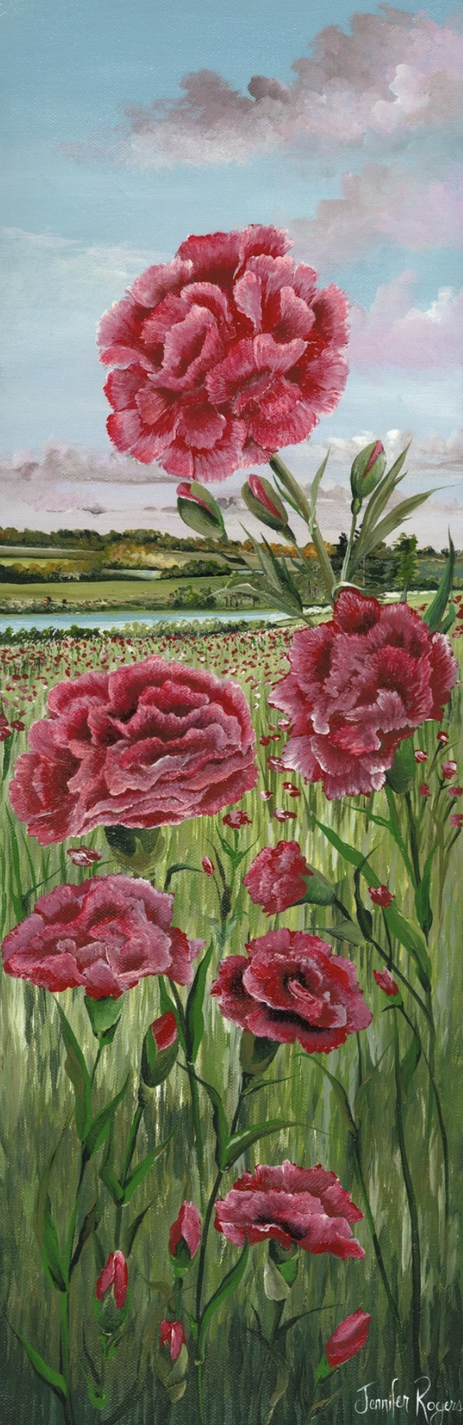 Carnation Field - January Flower