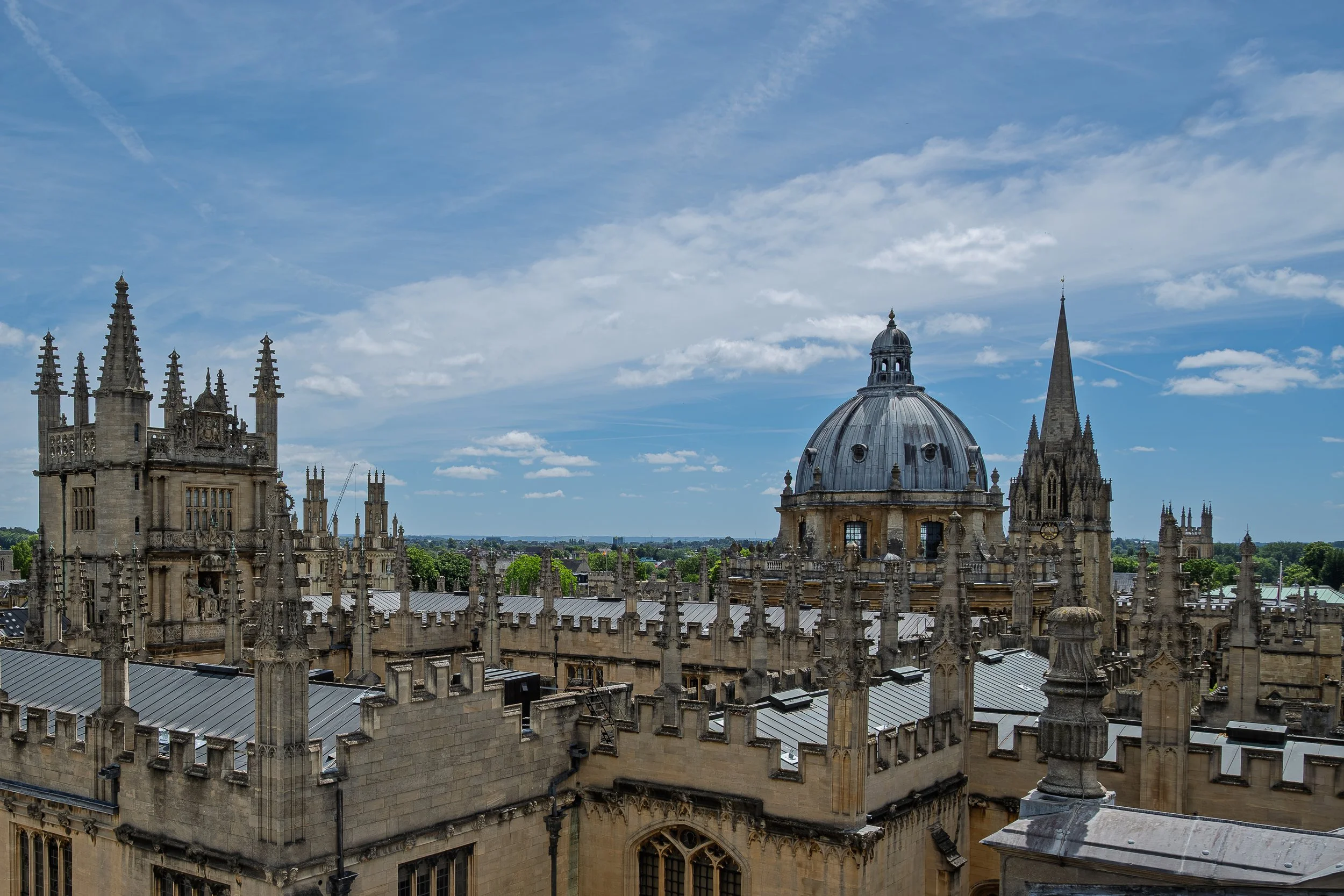 Skyline in Oxford, England