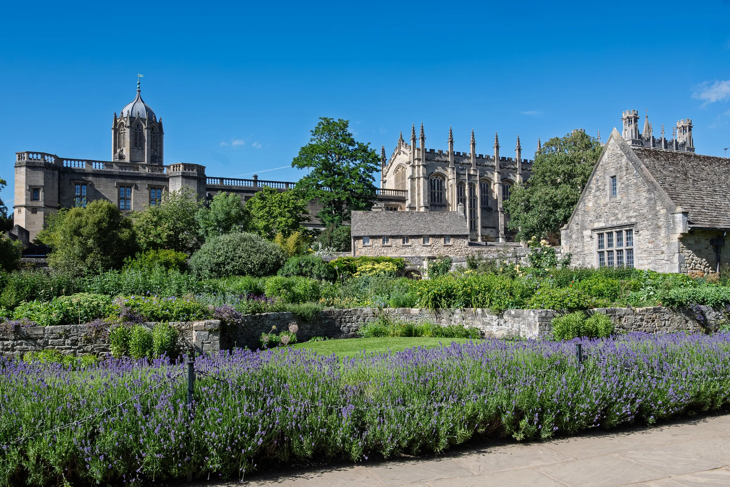 Gardens in Oxford, England