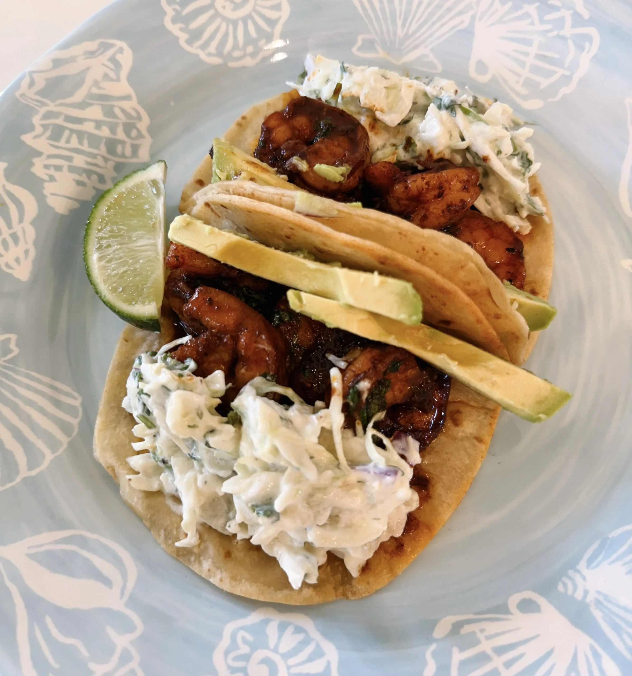 Best Shrimp Tacos with Honey Lime Butter Shrimp &amp; Cilantro Lime Slaw