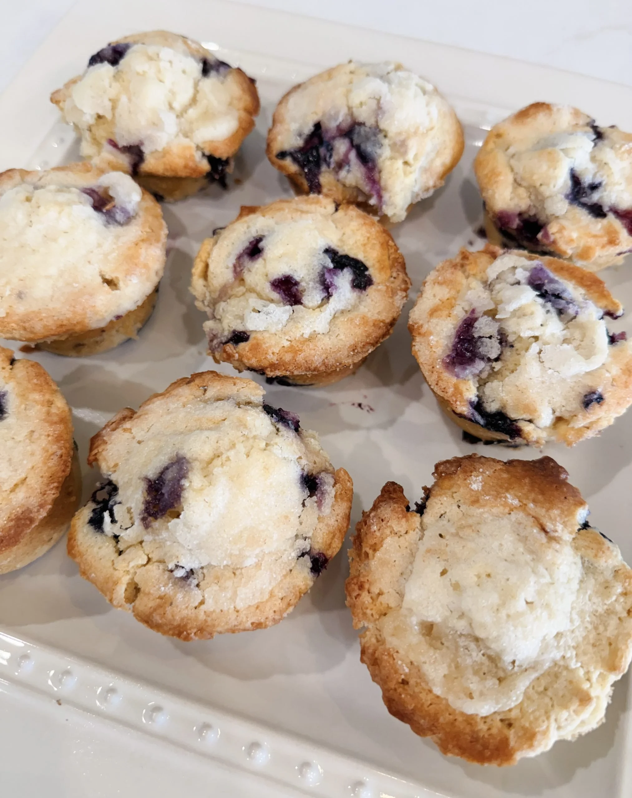 Blueberry Muffins with Streusel Topping