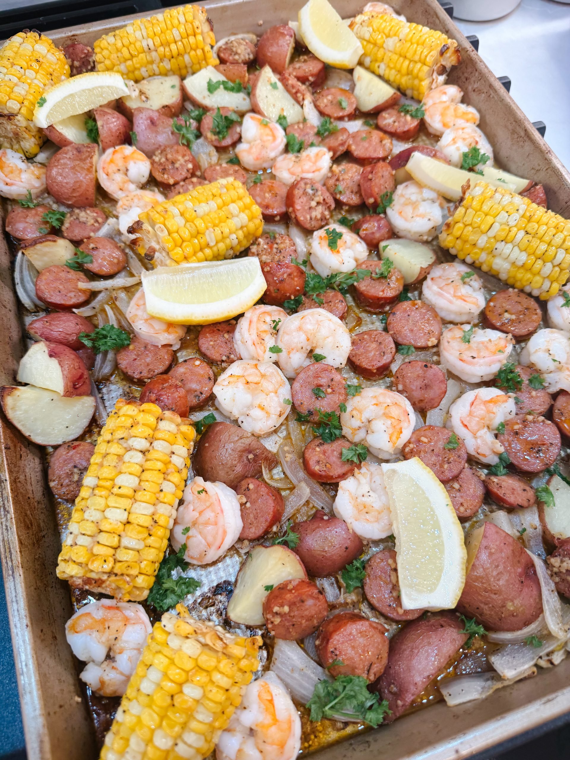 Sheet Pan Low Country Boil