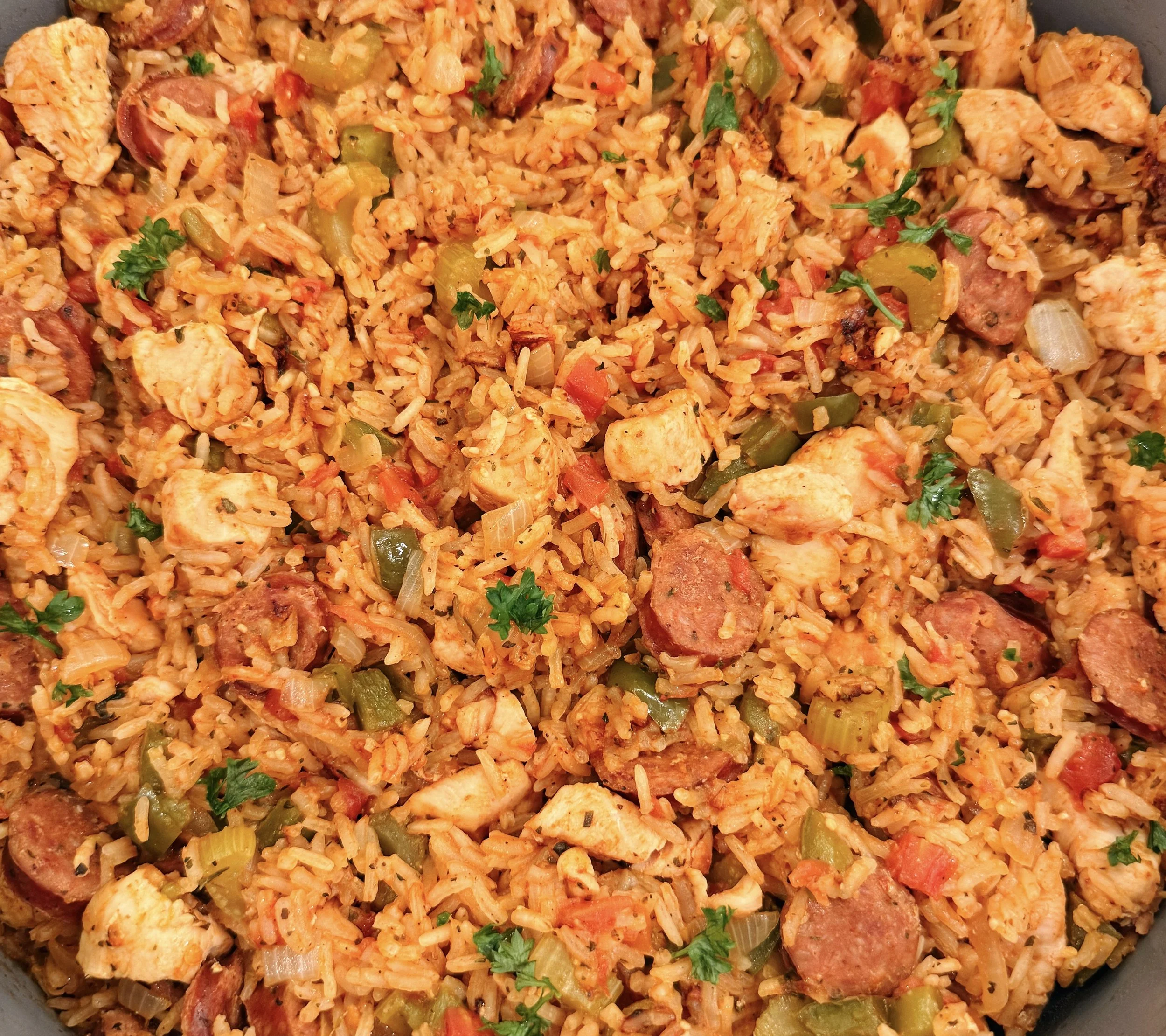 Easy Chicken and Sausage Jambalaya | One-Pot Dinner — The Sandy Apron