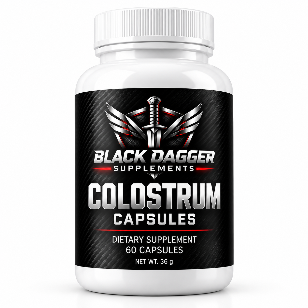 BLACK DAGGER Colostrum Capsules