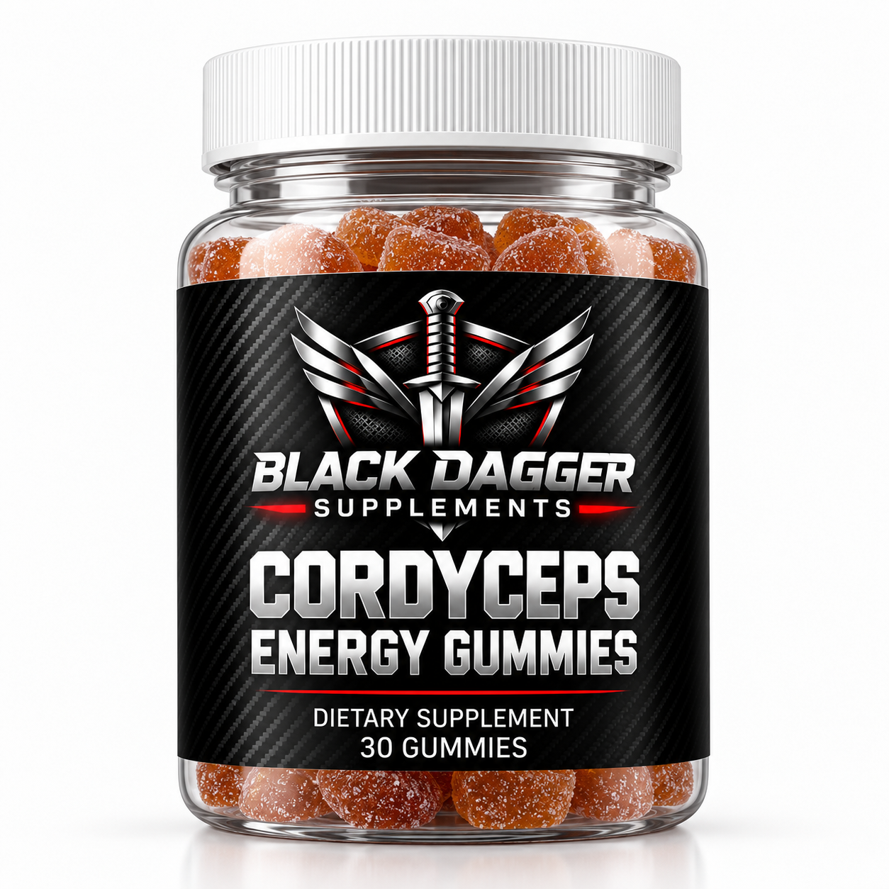 BLACK DAGGER Cordyceps Energy Gummies