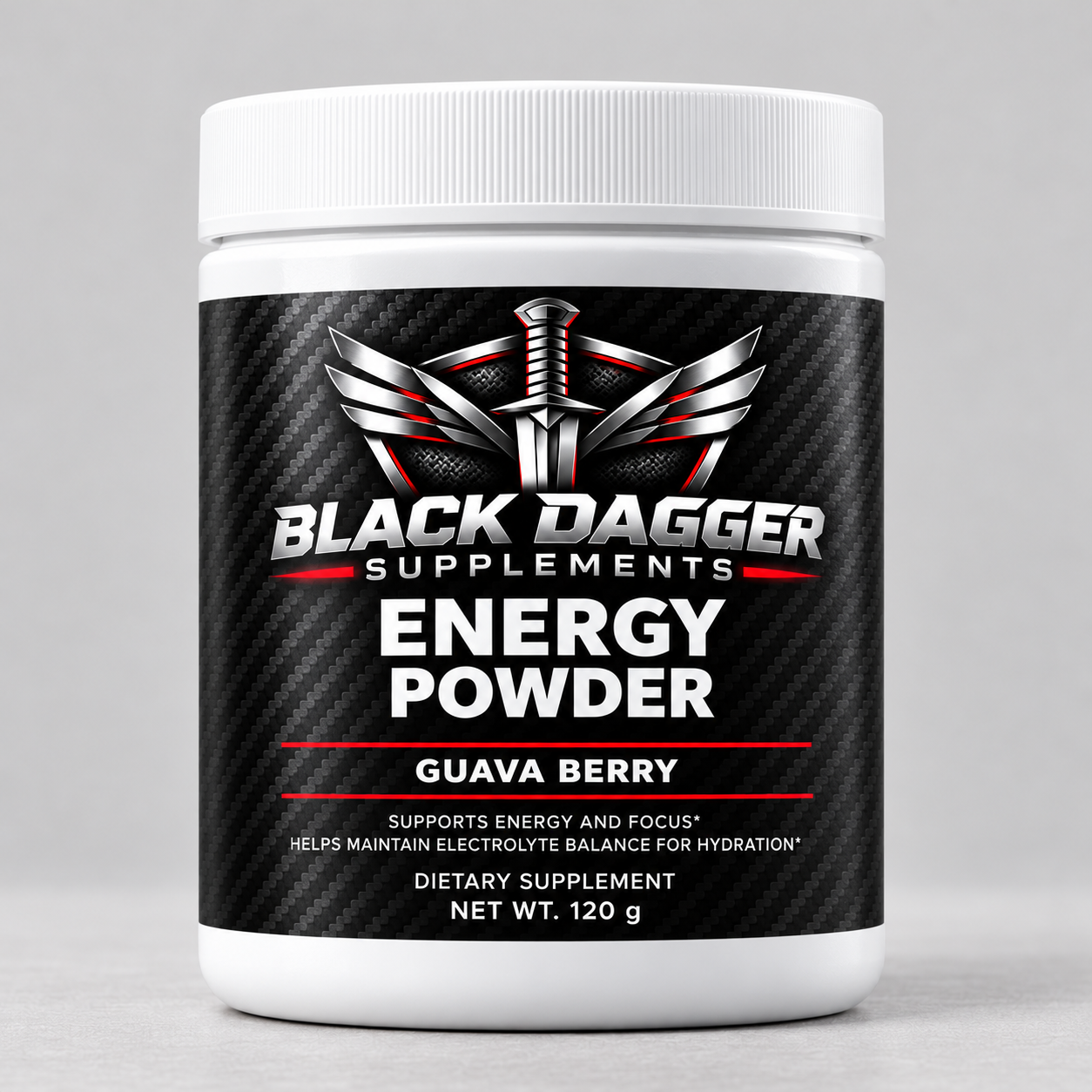 BLACK DAGGER Energy Powder (Guava Berry)