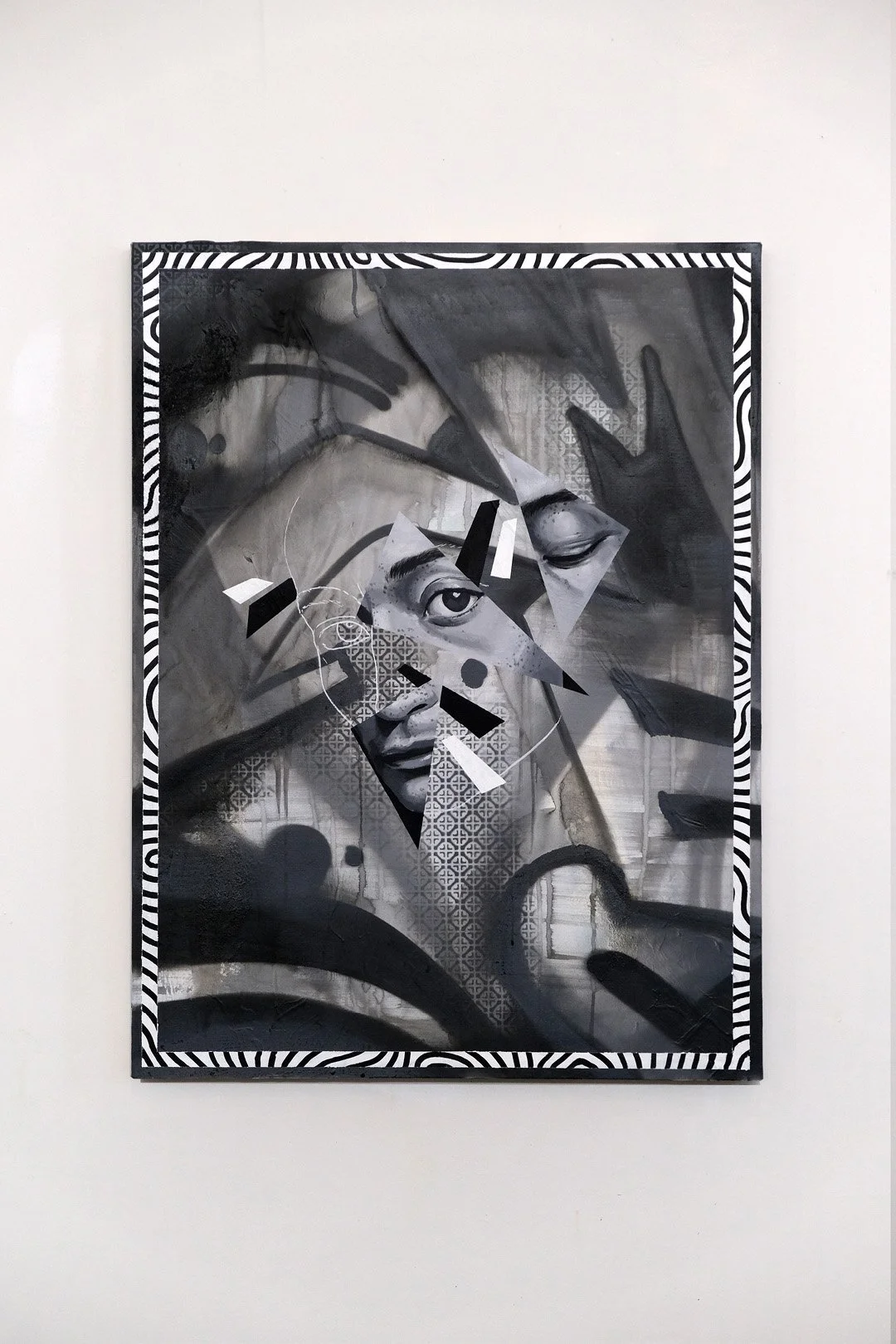 Georgetown 
2023
40 × 30 inches
Acrylic and spray paint on canvas